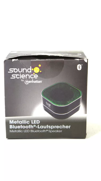GŁOŚNIK BLUETOOTH SPEAKER MANHATTAN METALLIC