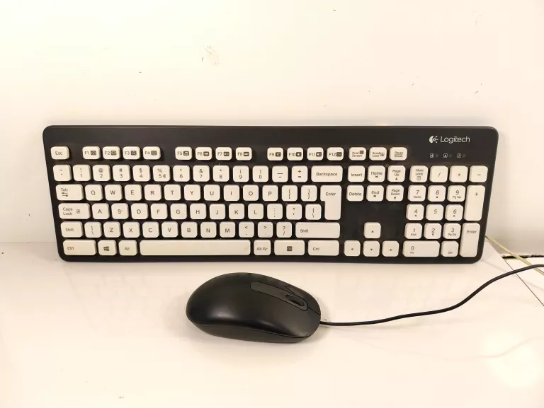 LOGITECH K310 KEYBOARD CZARNA USB (WODOODPORNA) +MYSZKA MICROSOFT