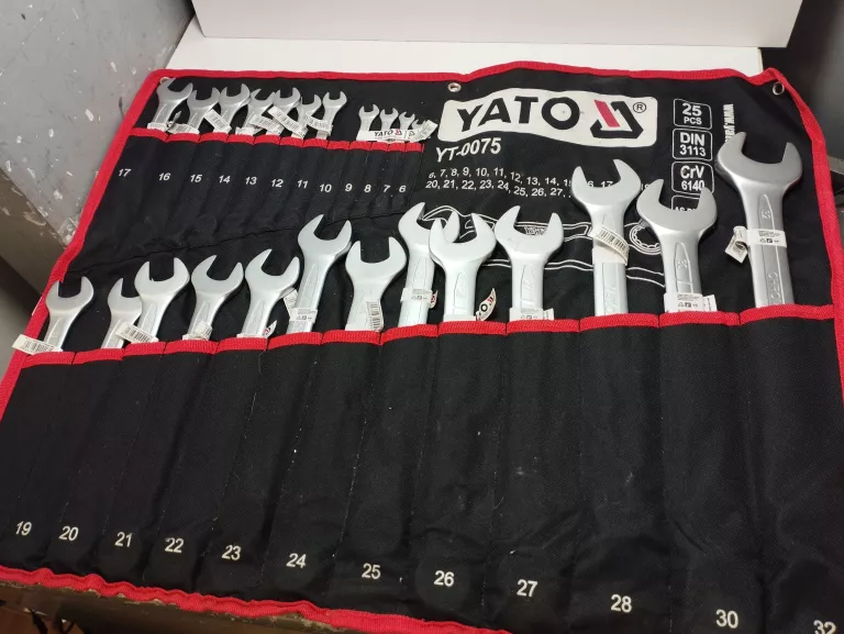 YATO KLUCZE PŁASKO-OCZKOWE KPL 6 32 YT 0075 *BRAK 10*