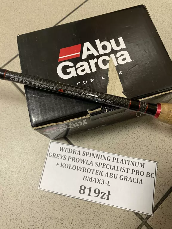 PLATINUM GREYS PROWLA SPECIALIST PRO BC 100G 198CM