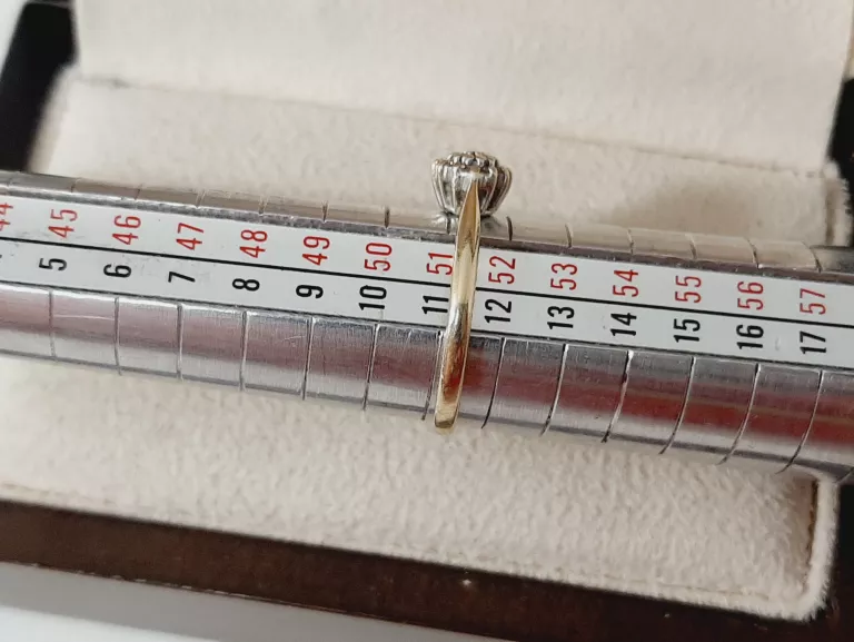 ZŁOTY PIERŚCIONEK 585 1.65 G ROZM. 11
