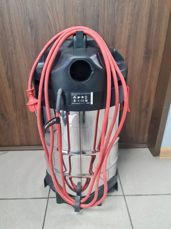 ODKURZACZ WARSZTATOWY 1500W GRAPHITE 59G607 KOMPLET IGŁA!