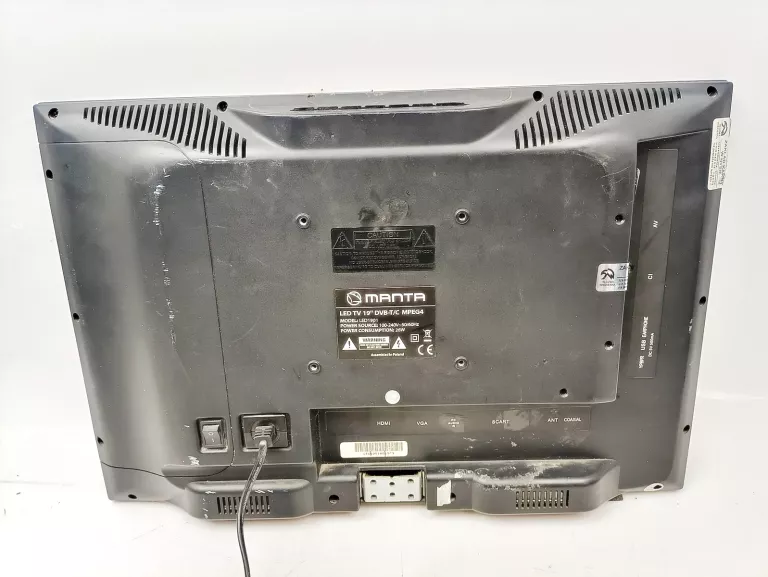 TELEWIZOR MANTA LED TV 19" DVB-T/C MPEG4 LED1901