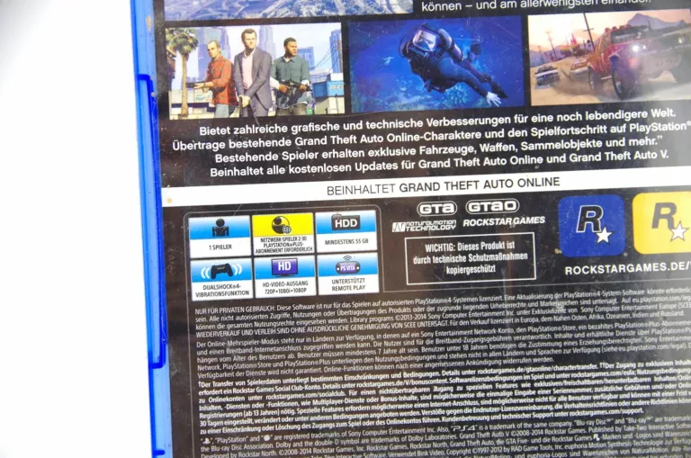 ZAJEFAJNA GRA GRAND THEFT AUTO V GTA 5 PS4