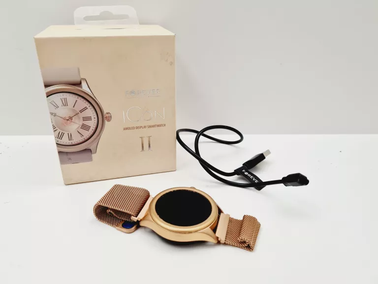 SMARTWATCH FOREVER AMOLED ICON II AW-110 ZŁOTY