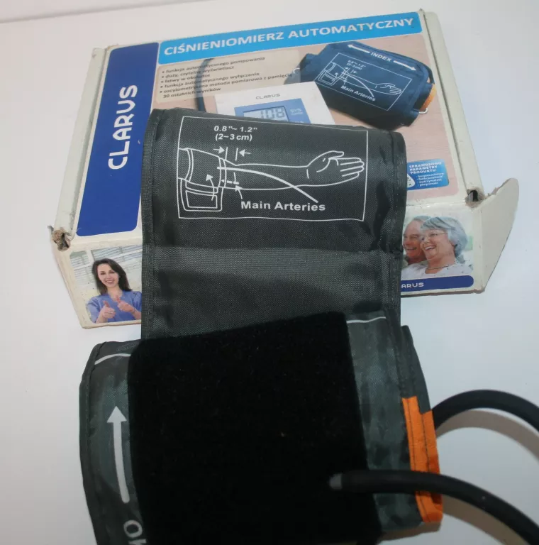 AUTOMATYCZNY ELEKTRONICZNY CIŚNIENIOMIERZ CLARUS B USZKODZONY