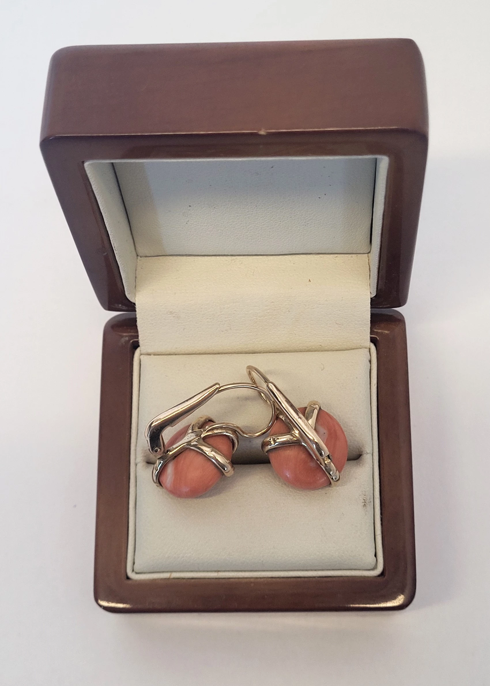 zlote-kolczyki-z-koralem-5851051g-stan-uzywany