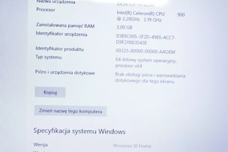 LAPTOP EMACHINES E527