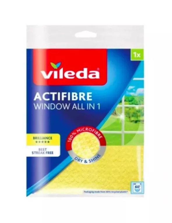 VILEDA ACTIFIBRE ŚCIERECZKA DO SZYB 34,5X32CM