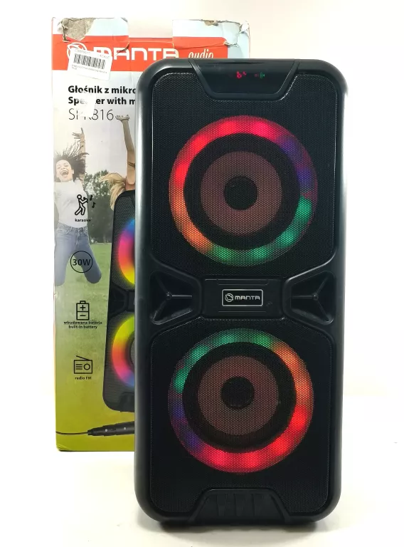 GŁOŚNIK KARAOKE MANTA SPK-816