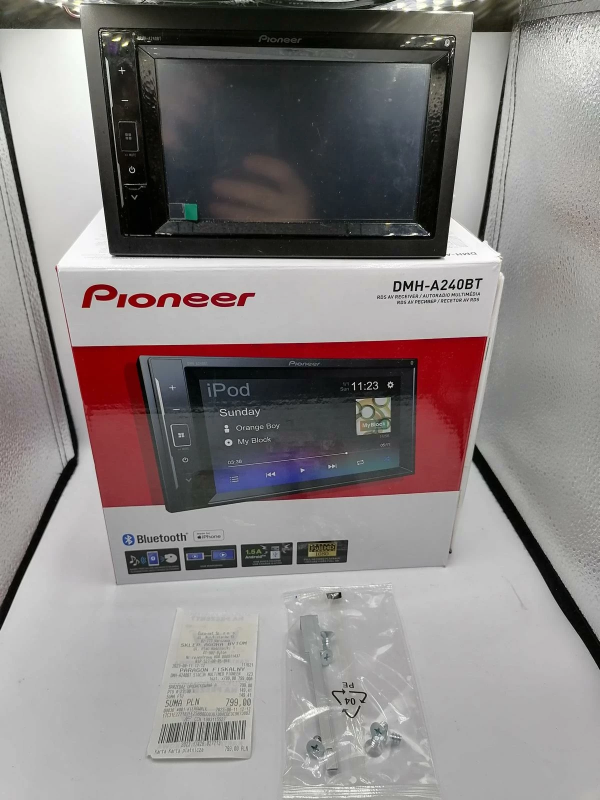 RADIO SAMOCHODOWE PIONEER DMHA240BT 2DIN Radioodtwarzacze Loombard.pl