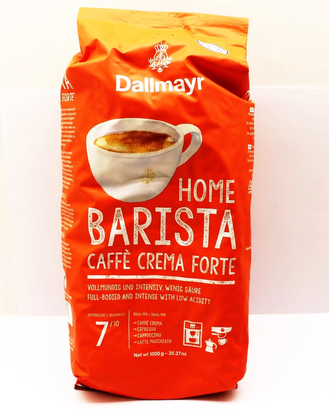 Dallmayr Barista Caffe Crema Forte Kg Kawa Ziarnista Kawa Ziarnista Loombard Pl