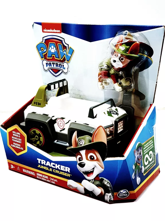PSI PATROL TRACKER FIGURKA POJAZD JEEP JUNGLE PAW