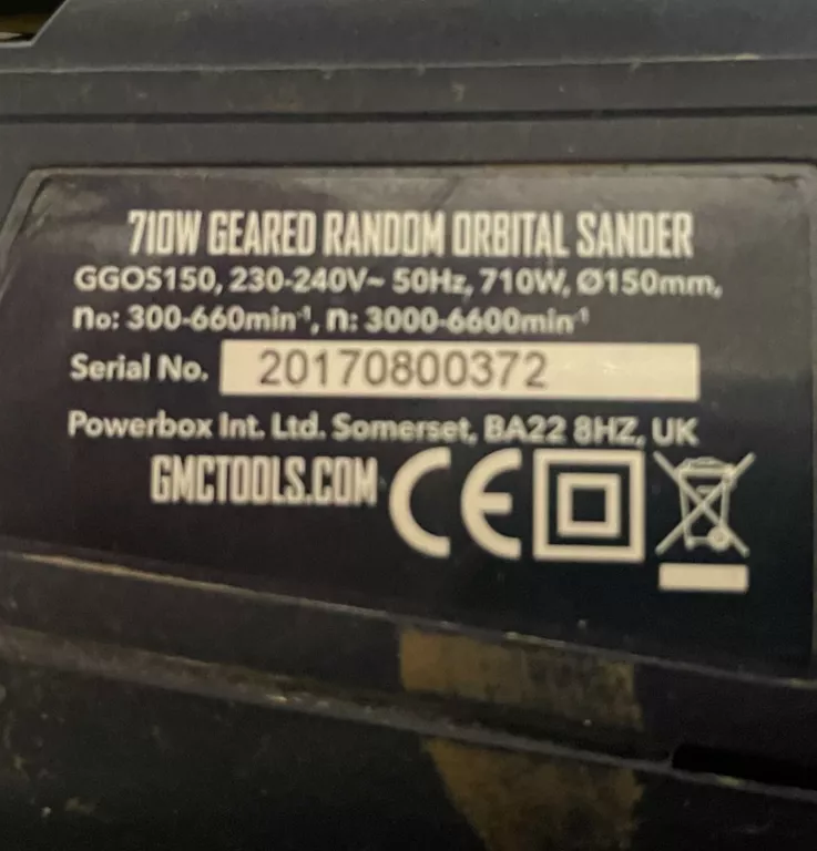 GMC SZLIFIERKA GGOS150