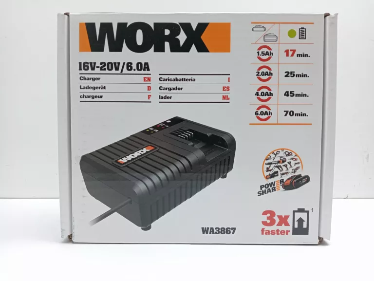 WORX WA3867 ADOWARKA 20V 6A adowarki Loombard.pl