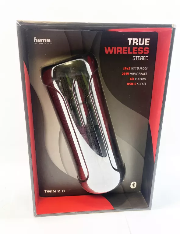 GŁOŚNIK PRZENOŚNY HAMA TWIN 2.0