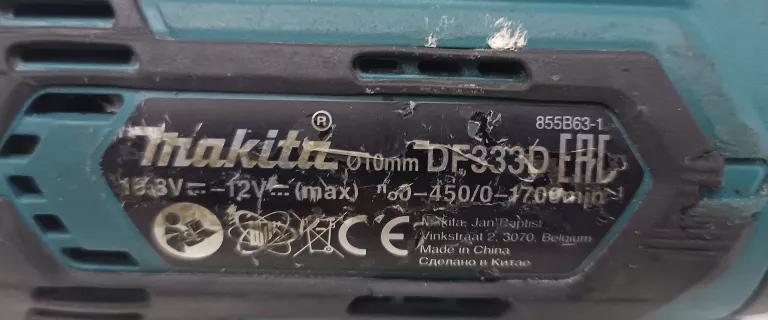 WKRĘTARKA MAKITA DF333D + ŁADOWARKA