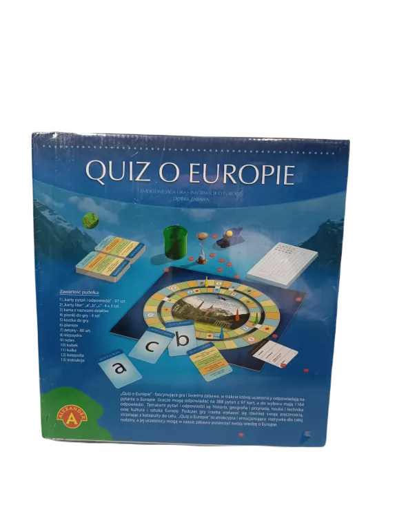 GRA EDUKACYJNA QUIZ O EUROPIE ALEXANDER 388 PYTAŃ