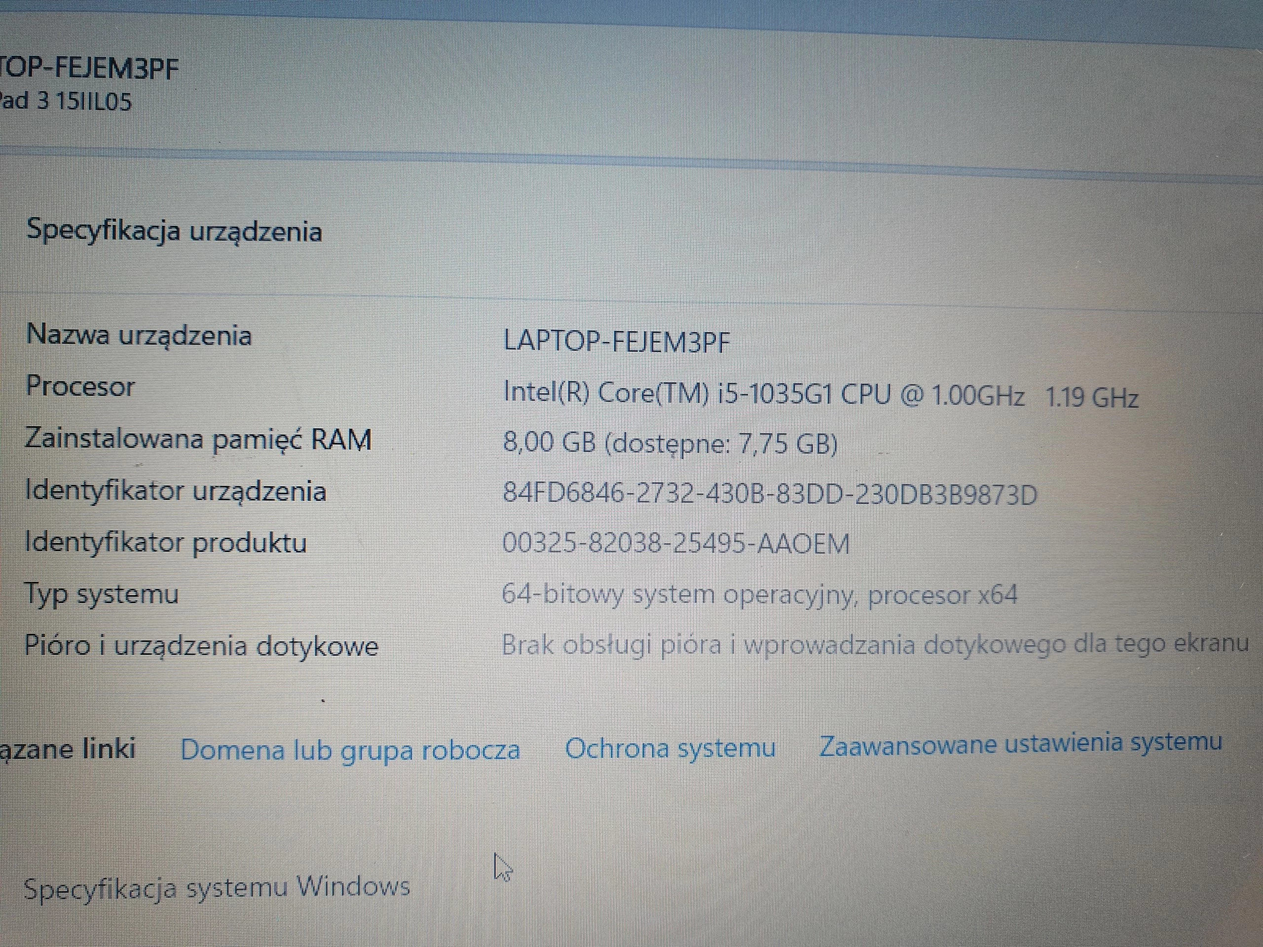 laptop-lenovo-ideapad-3-15-iil05-intel-core-i5-1035g18gb-ram500-gb-hdd-typ-dysku-twardego-ssd