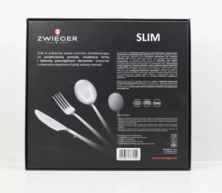 KOMPLET SZTUĆCÓW ZWIEGER SLIM 24 EL.