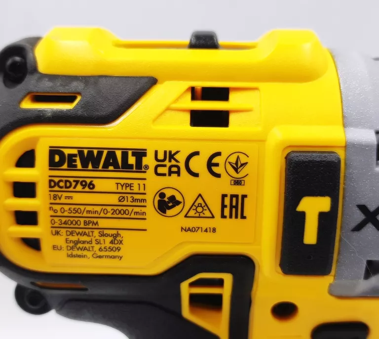 DEWALT DCD796 WIERTARKO-WKRĘTARKA AKUMULATOROWA Z BATERIĄ