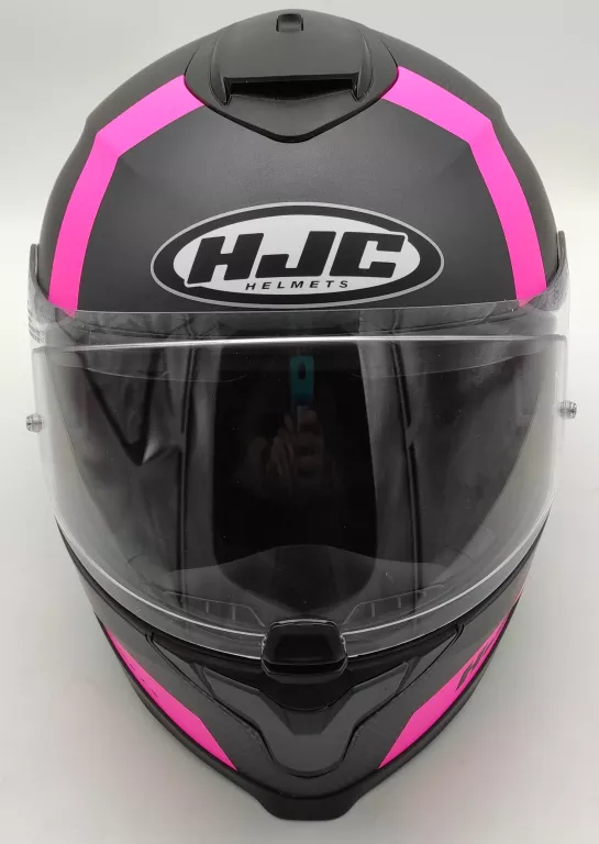 KASK MOTOCYKLOWY HJC C70 EURA BLACK/PINK M + POKROWIEC + FV