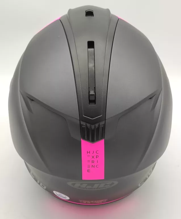 KASK MOTOCYKLOWY HJC C70 EURA BLACK/PINK M + POKROWIEC + FV
