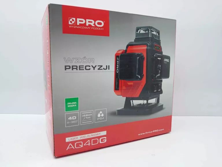LASER KRZYŻOWY PRO PRO-AQ4DG 30 M 4X360