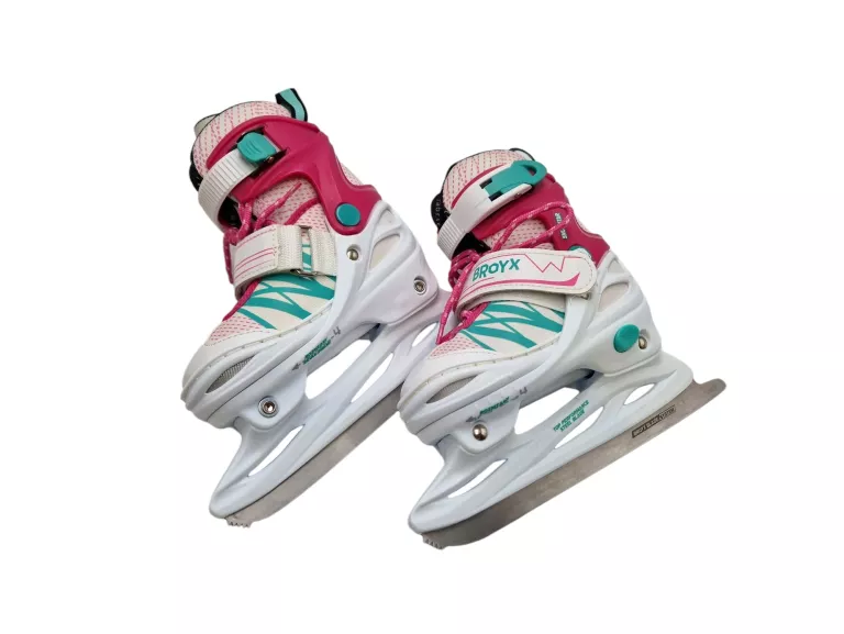 ŁYŻWY BROYX SNOWSTAR 400 30-33 BIAŁO-RÓŻOWE BDB STAN
