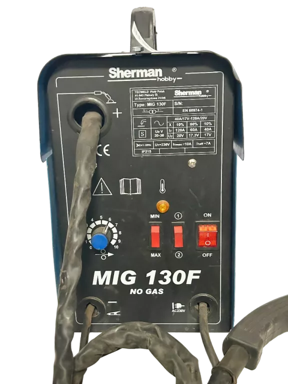 SPAWARKA MIGOMAT BEZGAZOWY SHERMAN 130F MIG MAG