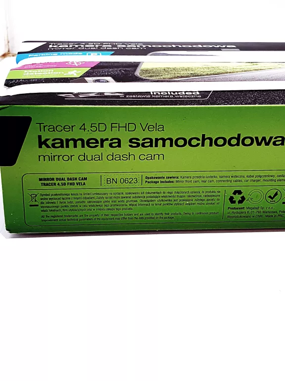 KAMERA SAMOCHODOWA TRACER 4.5D FHD VELA PARKING