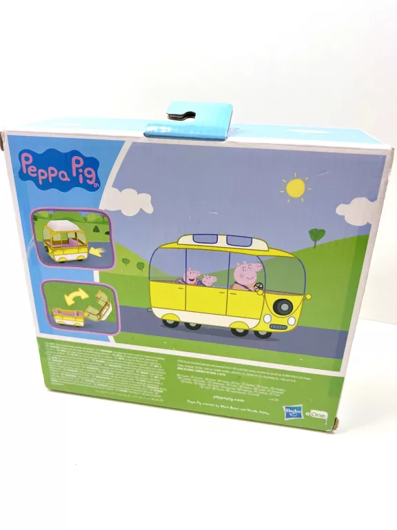 FIGURKI ŚWINKA PEPPA GEORGE MAMA ŚWINKA + AUTOBUS ZESTAW HASBRO