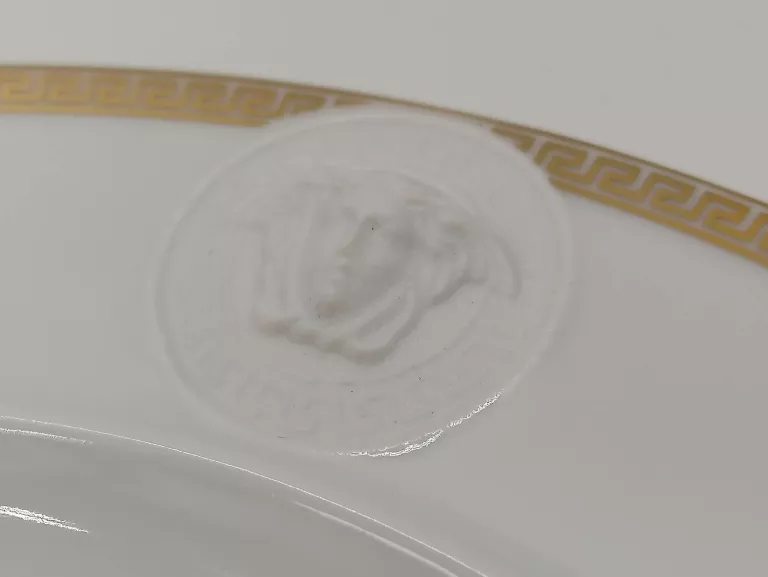 TALERZ ROSENTHAL VERSACE MEDAILLON MEANDRE D'OR OPAKOWANIE JAK NOWY