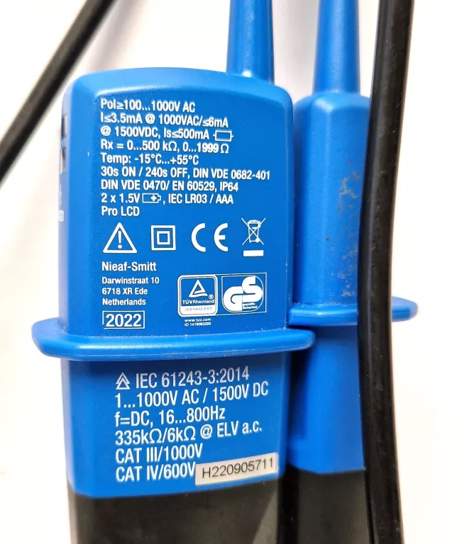 TESTER NAPIĘCIA NIEAF SMITT EAZYVOLT PRO LCD