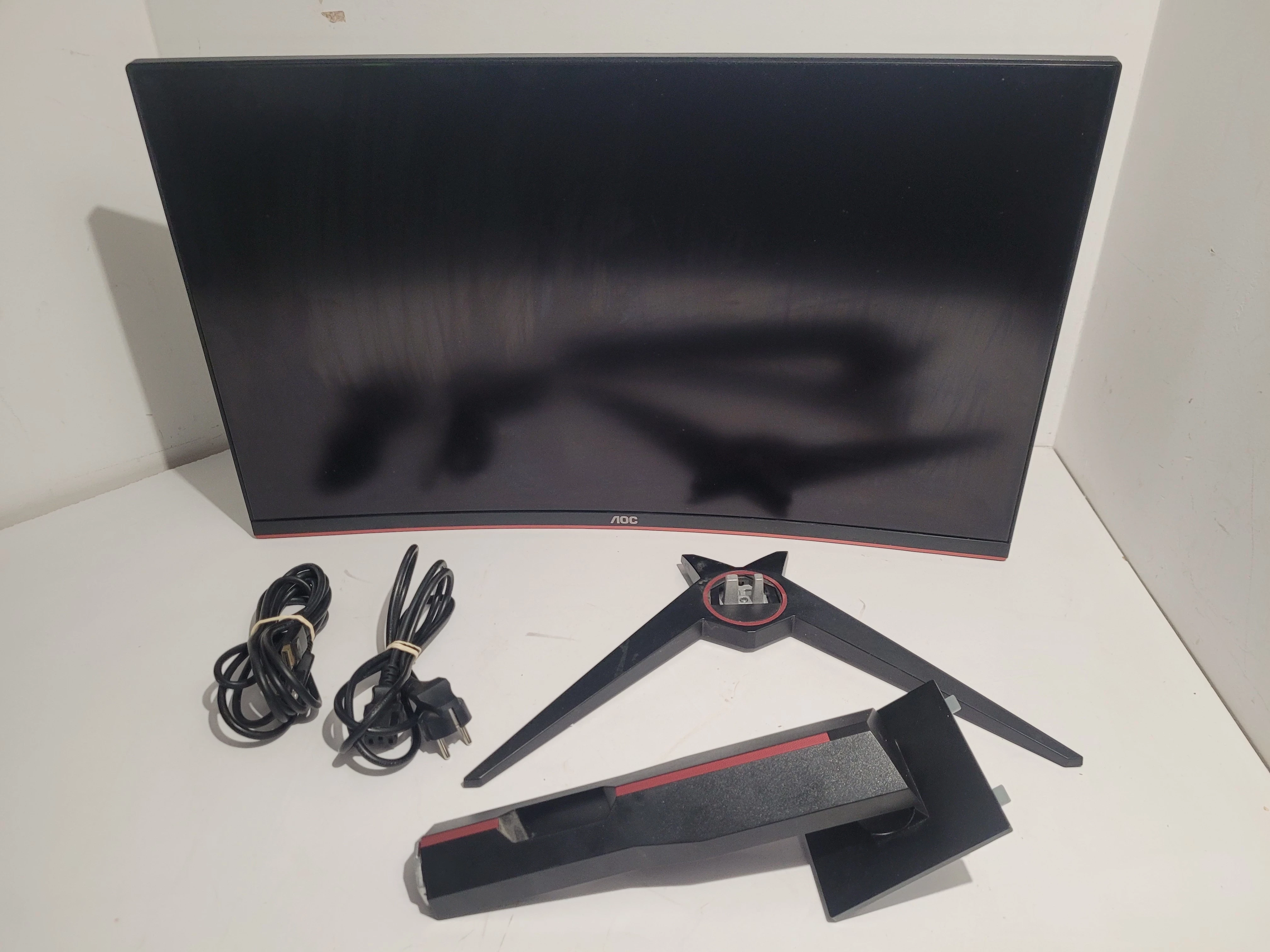 monitor-gamingowy-zakrzywiony-32-aoc-c32g1-zestaw-stan-uzywany