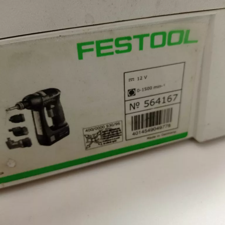 WKRĘTARKA FESTOOL C12 2XAKU + KOŃCÓWKI