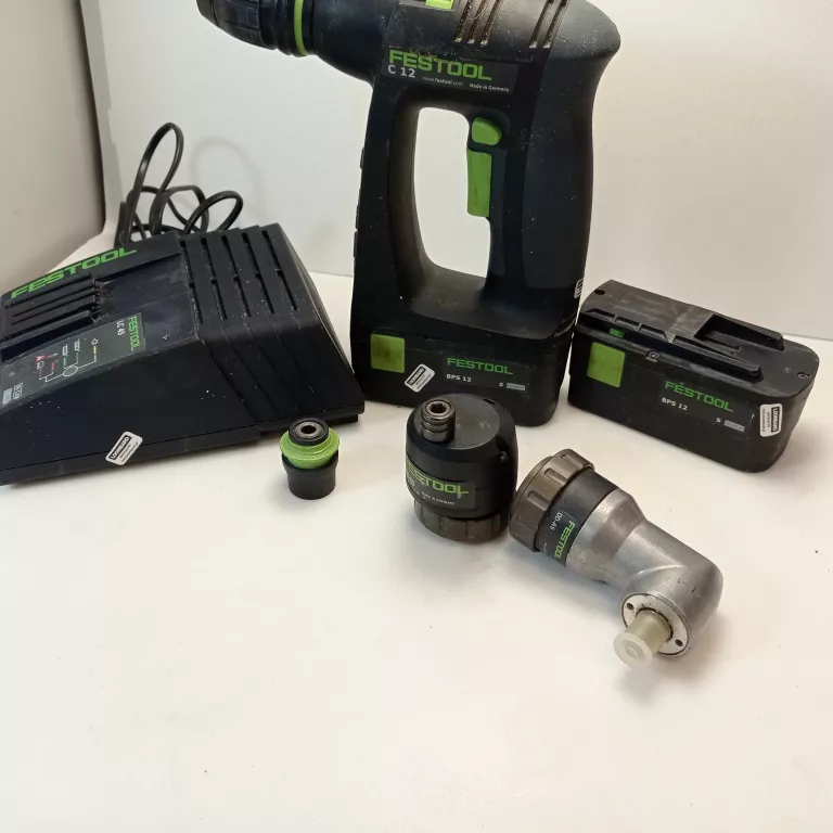 WKRĘTARKA FESTOOL C12 2XAKU + KOŃCÓWKI
