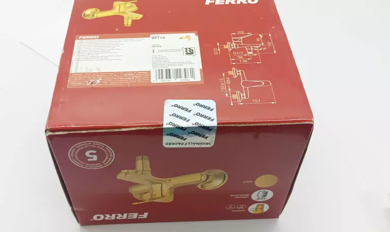 BATERIA WANNOWA FERRO PETITE BPT1 ZŁOTA