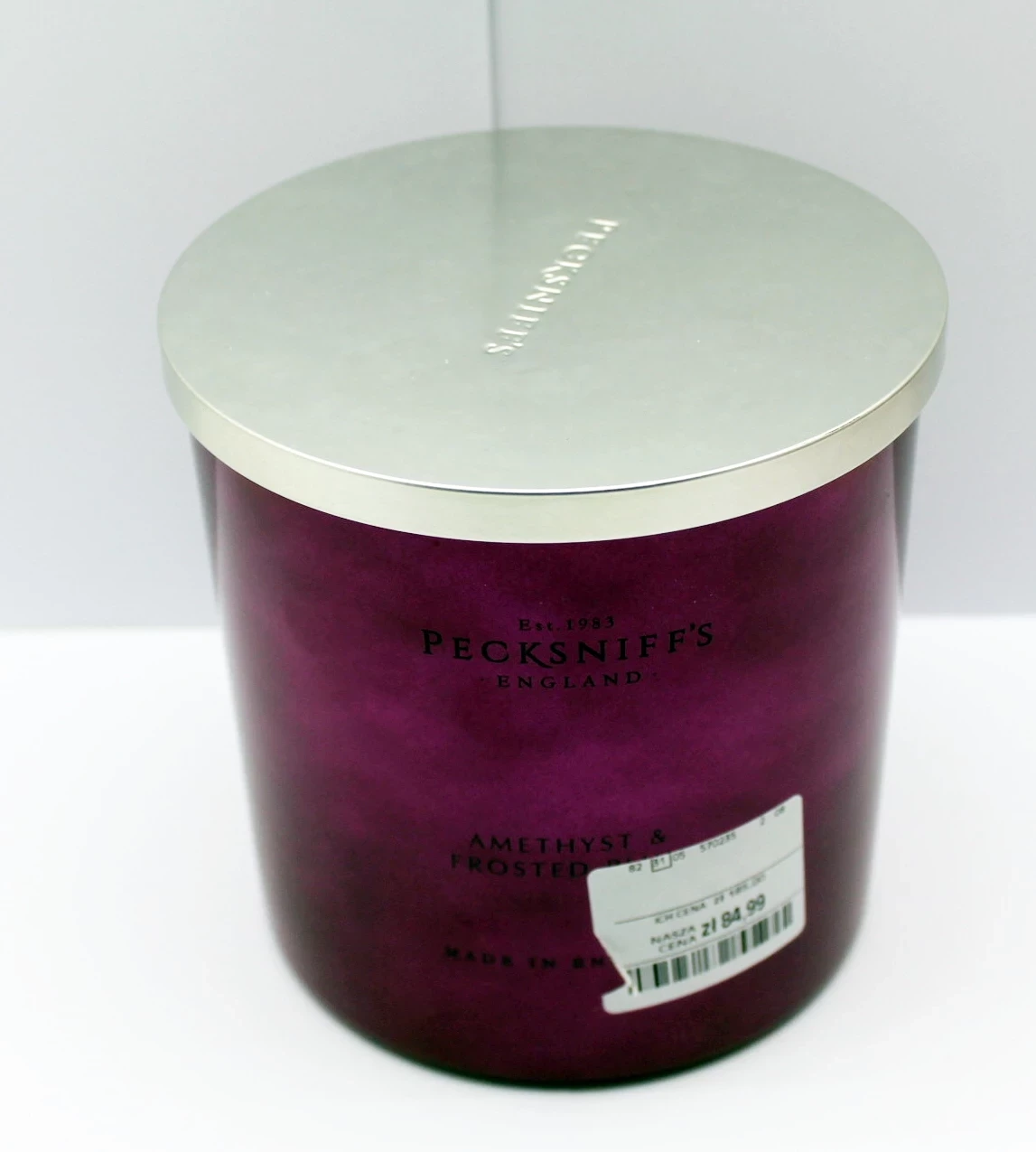 swieczka-pecksniffs-amethyst-and-frsted-stan-powystawowy