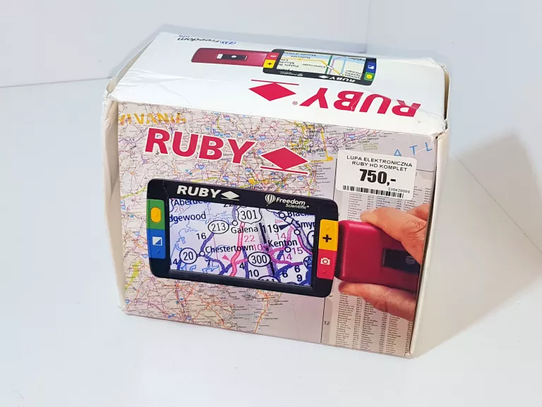 LUPA ELEKTRONICZNA RUBY HD KOMPLET