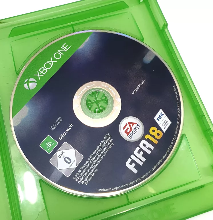 GRA NA KONSOLE XBOX ONE - FIFA 18 - WERSJA PUDEŁKOWA