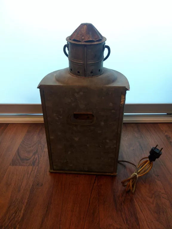 STARA LAMPA NAWIGACYJNA MASZTOWA DUŻA