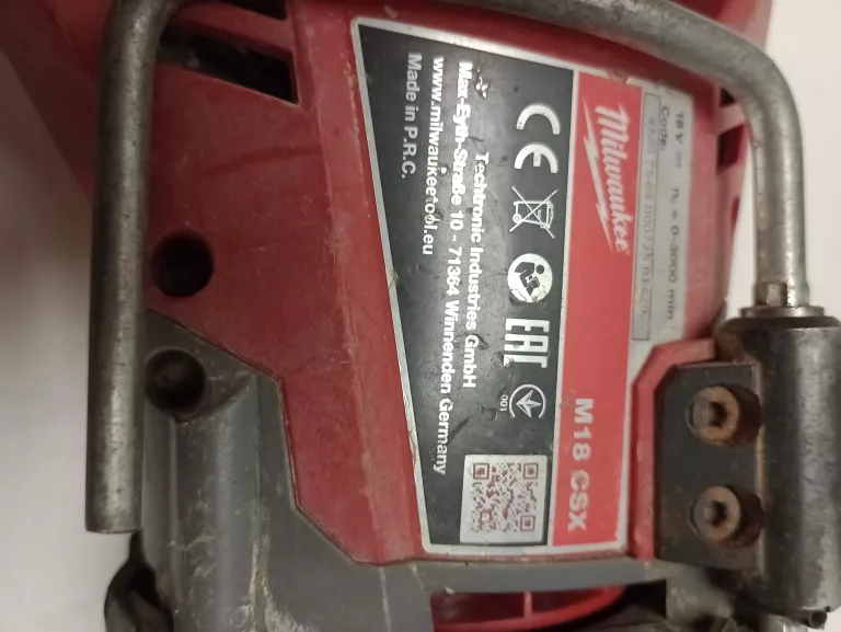 PIŁA SZABLASTA MILWAUKEE M18 CSX 18V