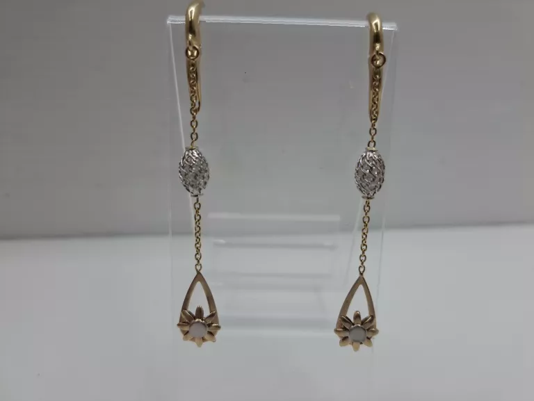 uzywane-wiszace-zlote-kolczyki-p585-518g-zielony-rynek-18-sj-wloclawek