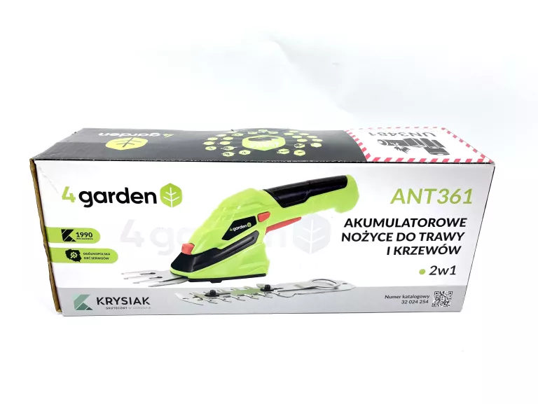 NOŻYCE AKUMULATOROWE 4GARDEN ANT 361/PUDEŁKO
