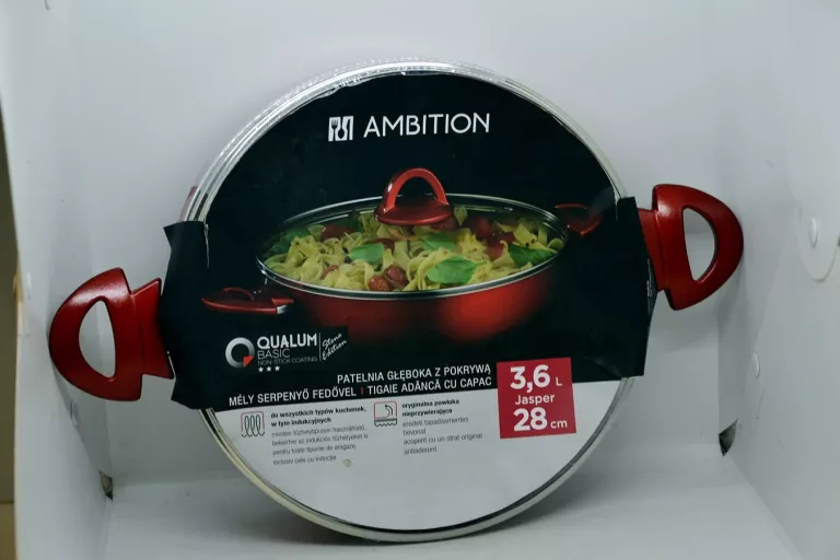 PATELNIA GŁĘBOKA 20159 AMBITION JASPER 28 CM