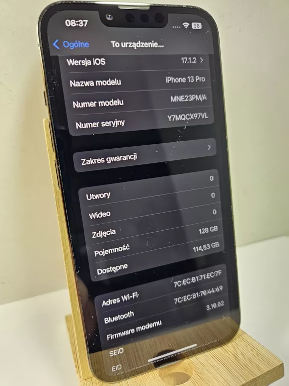 APPLE IPHONE 13 PRO 128GB 91%