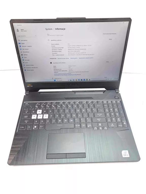 LAPTOP ASUS TUF FX506L 15 " INTEL CORE I5 8 GB / 512 GB/