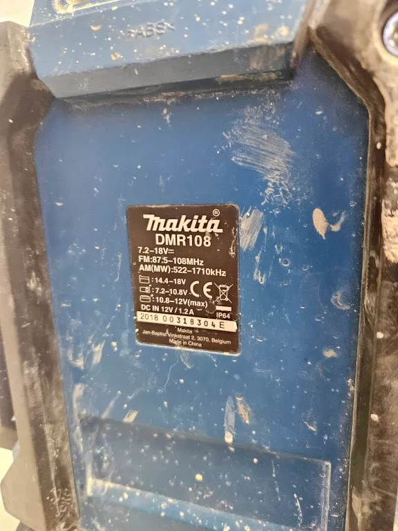 RADIO BUDOWLANE MAKITA DMR108 + AKUMULATOR 3.0 18V