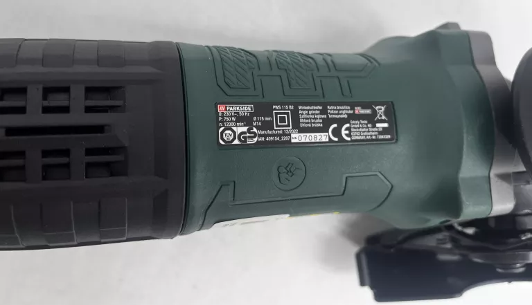 SZLIFIERKA KĄTOWA PARKSIDE PWS115 B2